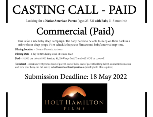 CASTING CALL: Commercial (PAID)